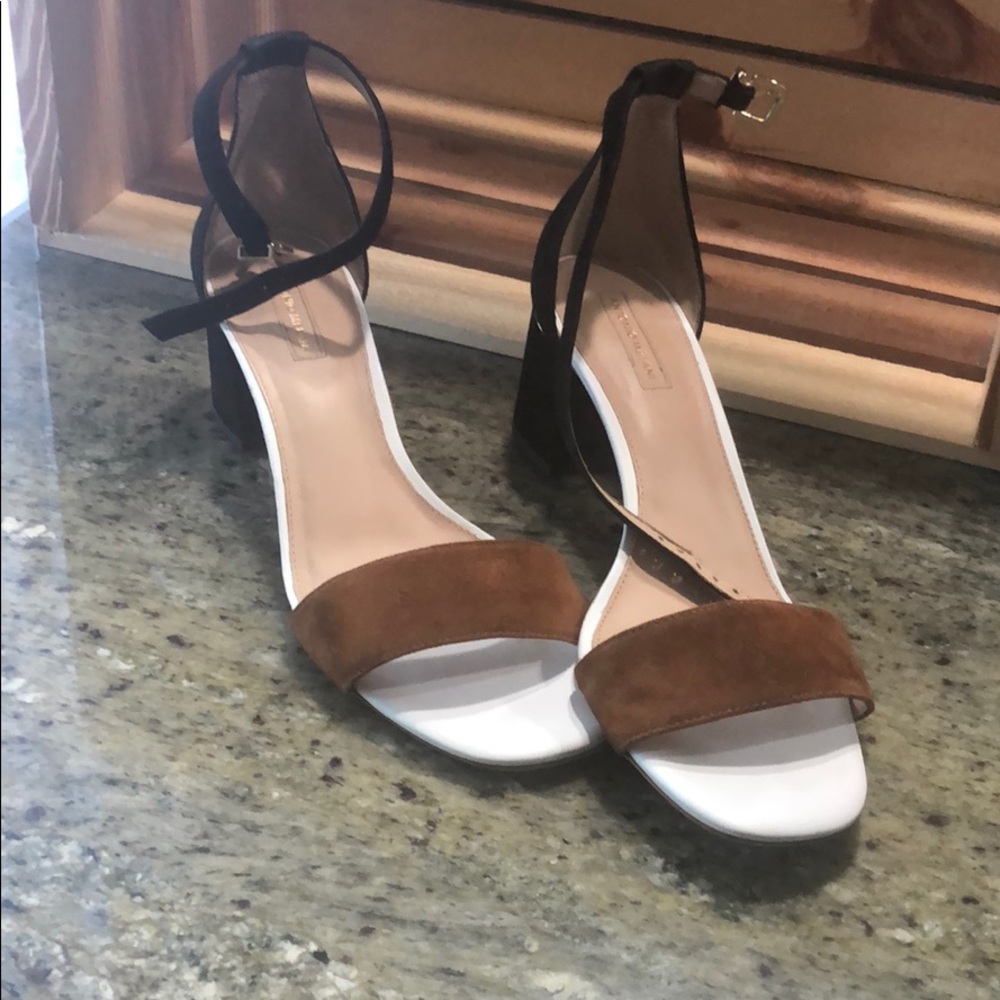 Antonio Melani block heel sandals.